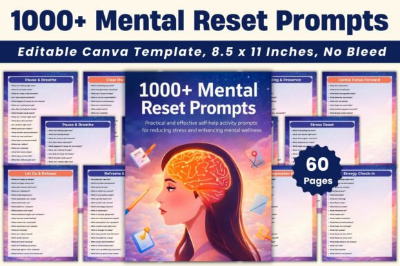 1000 Mental Reset Prompts: A Strategic Tool for Emotional Balance and Productivity