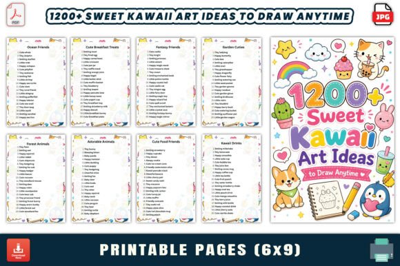 1200 Sweet Kawaii Art Ideas to Draw