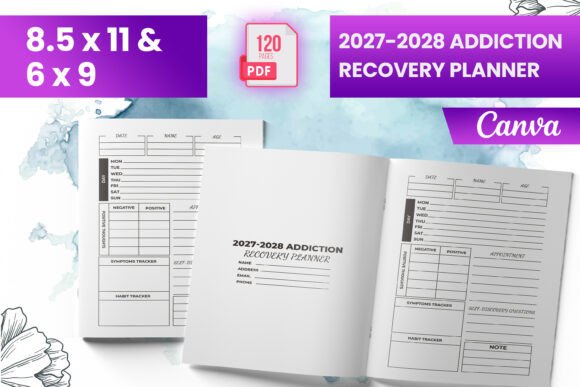 2027-2028 Addiction Recovery Planner KDP