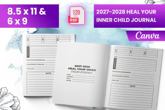 2027-2028 Heal Your Inner Child Journal: A Guide for Self-Reflection and Growth