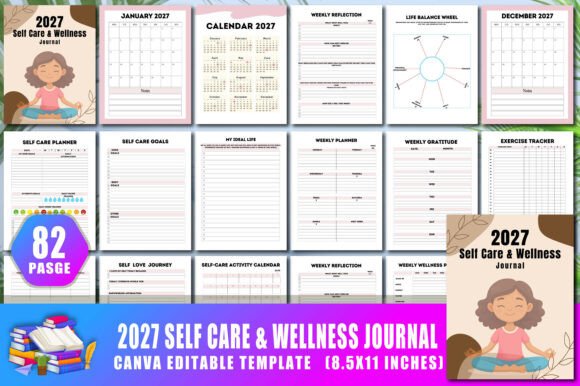 2027 Self Care Wellness Journal: A Holistic Tool for Mind, Body, and Soul
