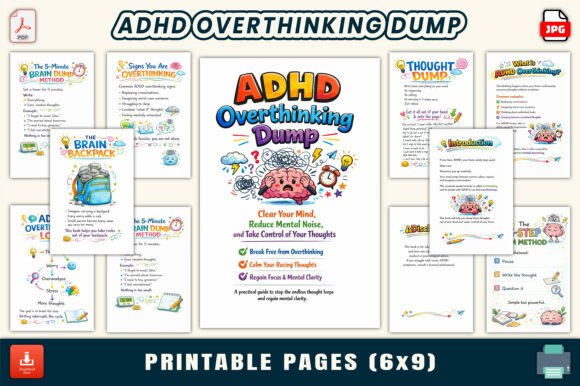 ADHD Overthinking Dump: A Practical Guide to Mental Clarity and Focus