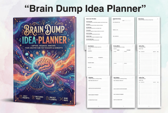 🧠Brain Dump Idea Planner📘✨: A Game-Changer for Modern Creativity and Productivity