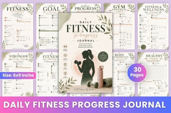 Daily Fitness Progress Journal: Your Ultimate Tool for Structured and Motivating Fitness Success