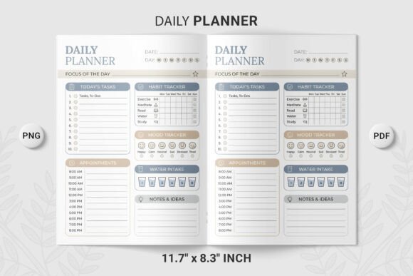 Daily Planner Tasks Habits PNG: A Modern Tool for Structured Planning