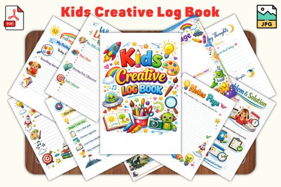Kids Creative Log Book
