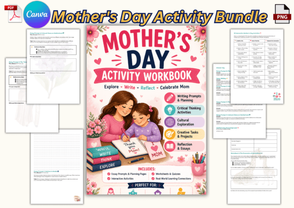 Mother’s Day Activity Workbook – A Meaningful Way to Celebrate Moms