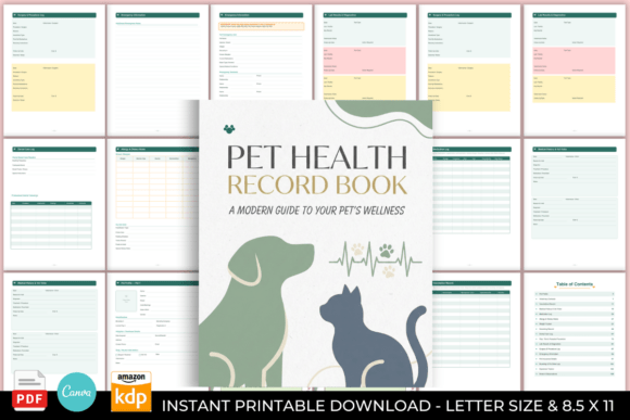 Pet Health Record Book