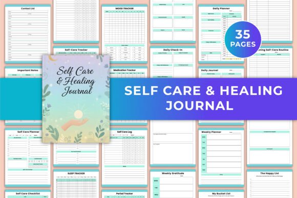 Self Care Healing Journal Canva KDP: A Practical Tool for Holistic Wellness and Productivity