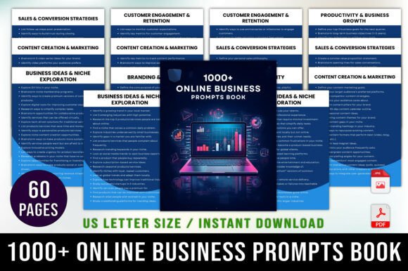 The 1000 Online Business Prompts Book: A Strategic Guide for Entrepreneurs