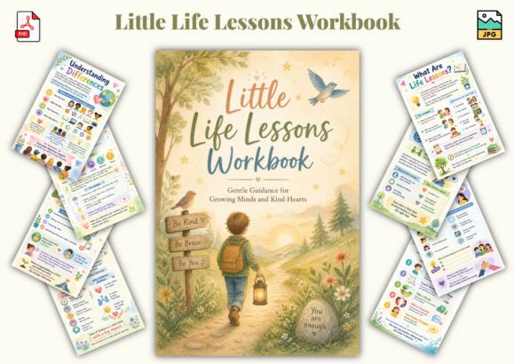The Little Life Lessons Workbook: A Gentle Guide for Growing Minds and Kind Hearts