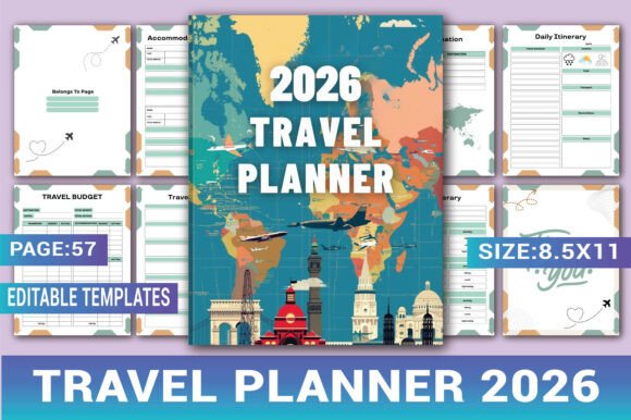 Travel Planner 2026 for Organized Journeys